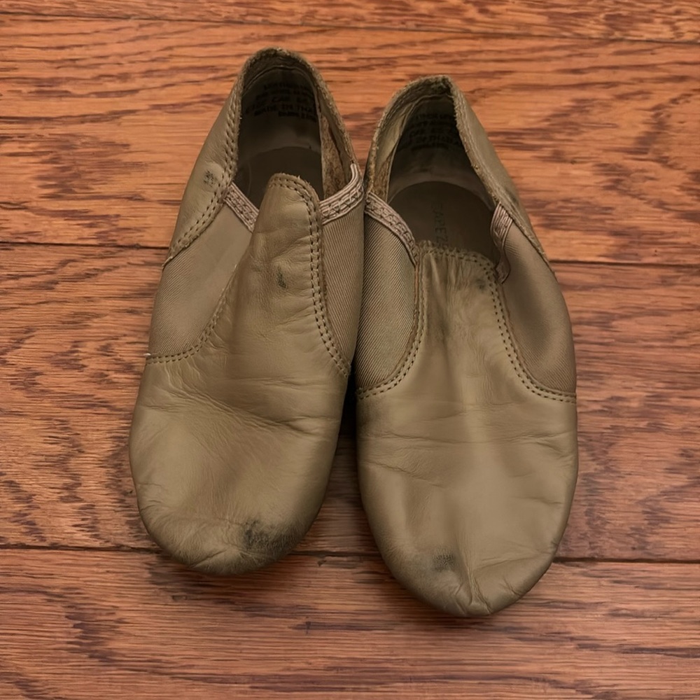 Capezio EJ2C caramel jazz boots kids 13W
